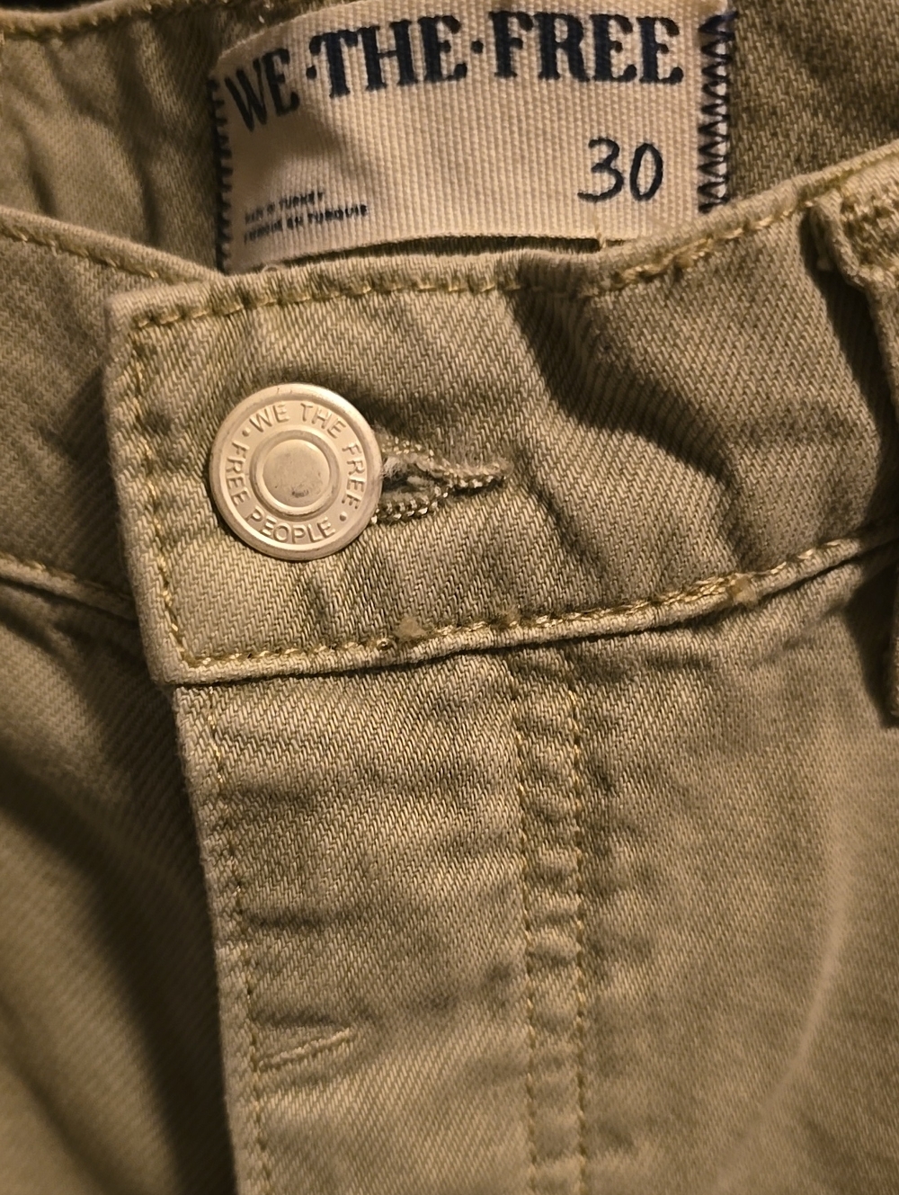 WE THE FREE PEOPLE GOOD LUCK MID RISE BARREL JEANS - Picture 6 of 6